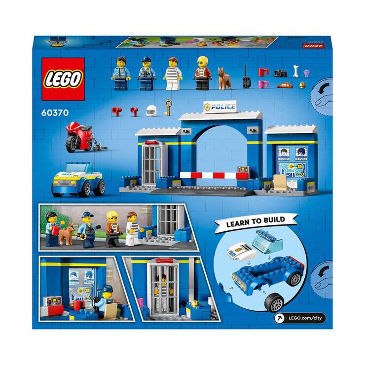 LEGO® City Persecució a la Comisaria de Policia amb Presó 60370