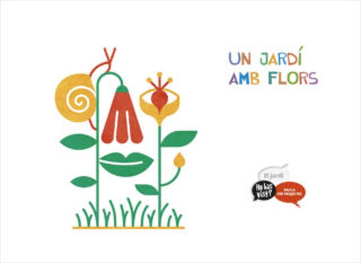 Un jardí amb flors. Carpeta de l'alumne