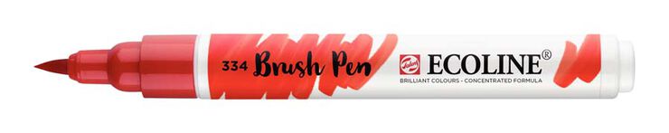 Rotulador Ecoline Brush Pen escarlata 334