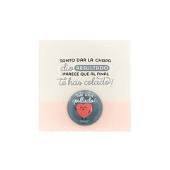 Postal + Xapa Mr.Wonderful Tanto dar la chapa&hellip;