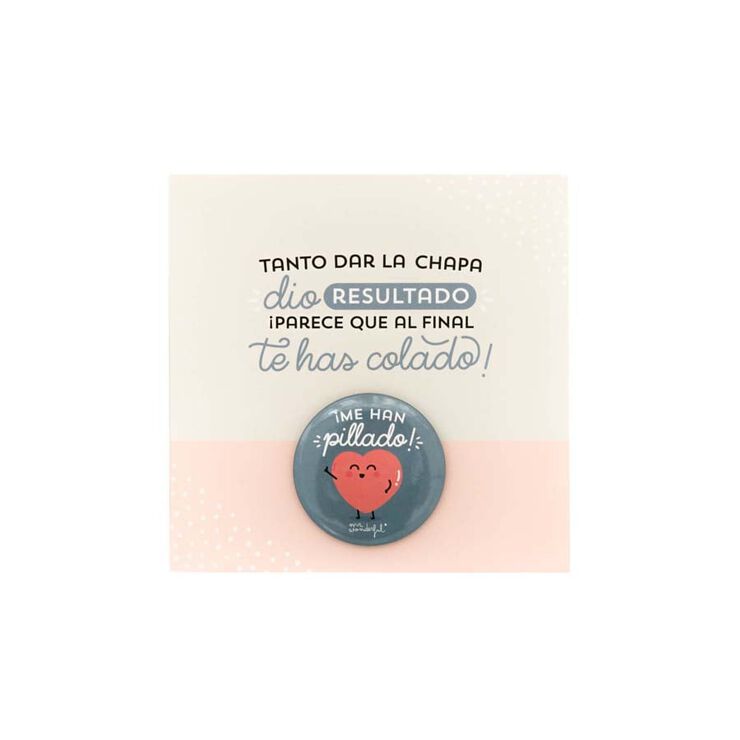 Postal + Xapa Mr.Wonderful Tanto dar la chapa&hellip;