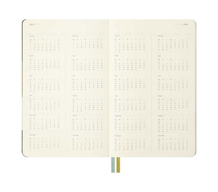 Agenda Moleskine 18 meses d&iacute;a/p&aacute;g L tapa dura El Se&ntilde;or de los Anillos
