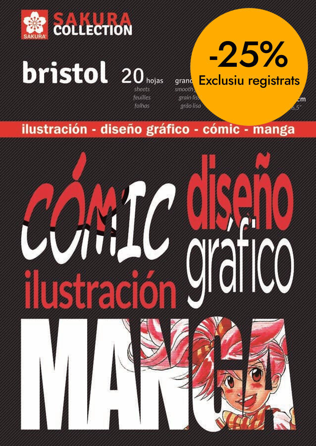 Bloc Manga Sakura A3 250g 20 hojas