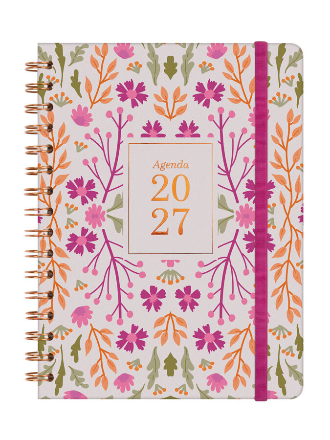 Agenda Finocam You Semana Vista Horizontal 2027 Catal&aacute;n Hojas