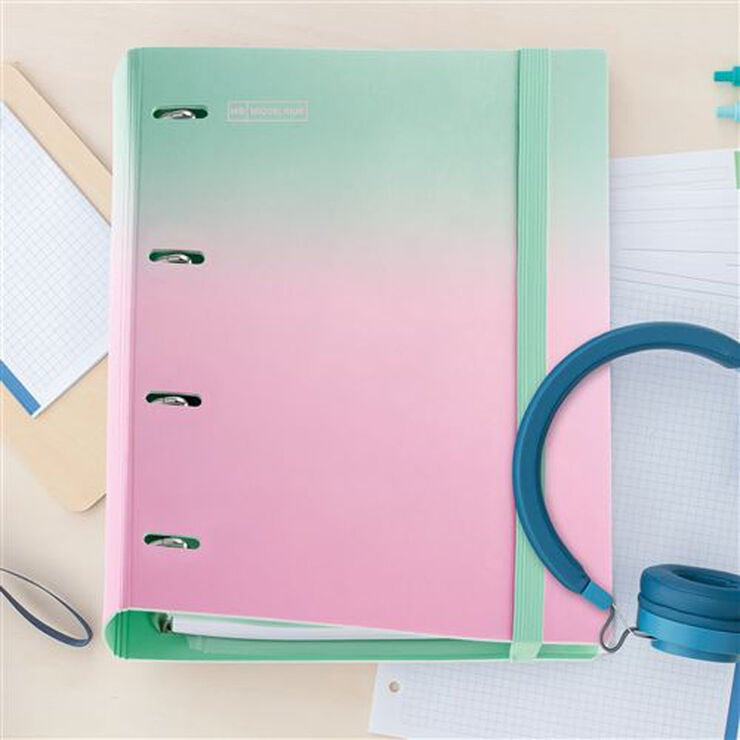 Carpebloc Polyfoam A4 Gradient Menta y Rosa