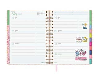 Agenda Finocam Talkual 1/4 sem/vista horizontal cat 2026 Oro