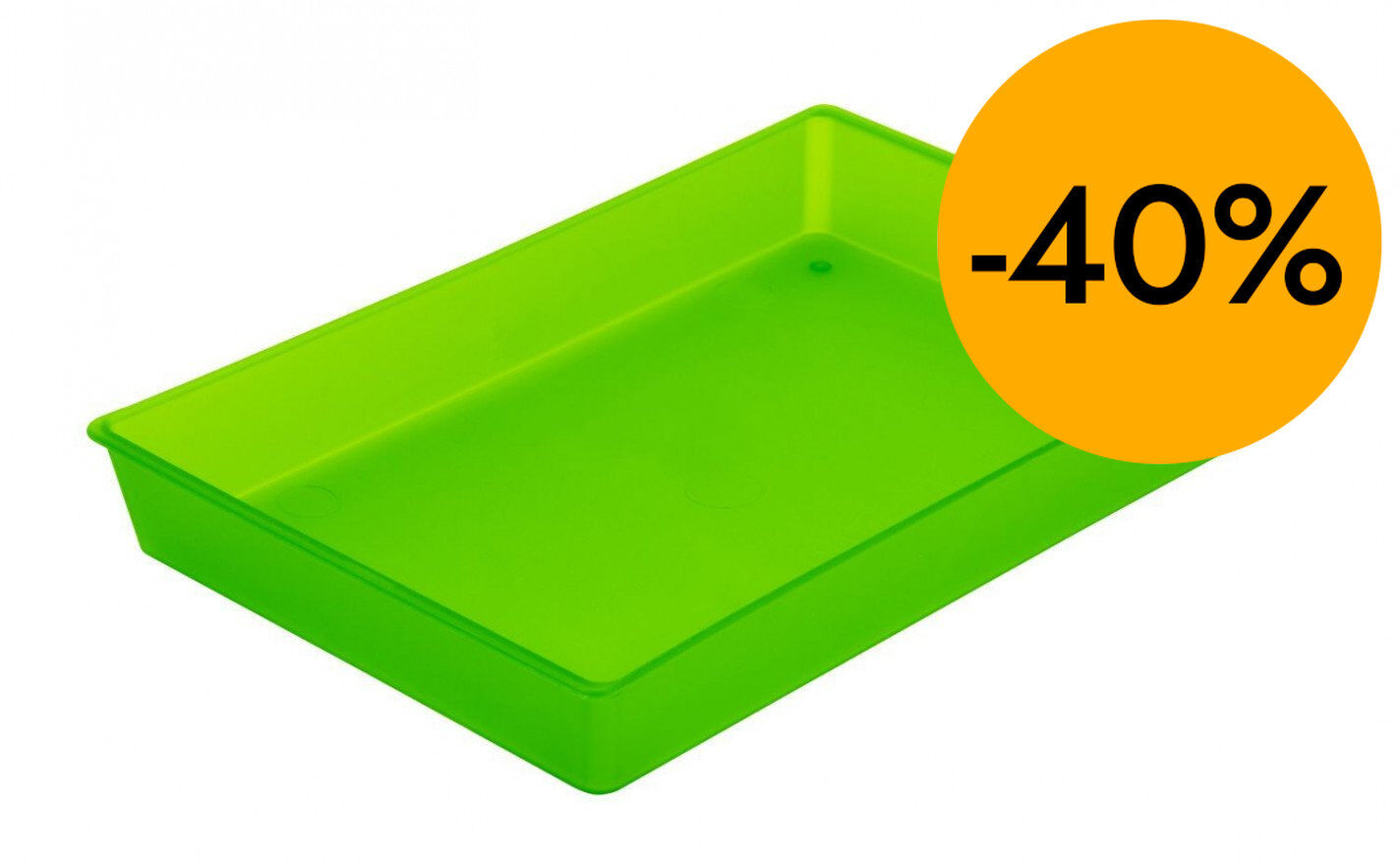 Bandeja multiusos Abacus verde fluorescente