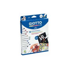 Rotuladores de colores Giotto Decor Materials 12u