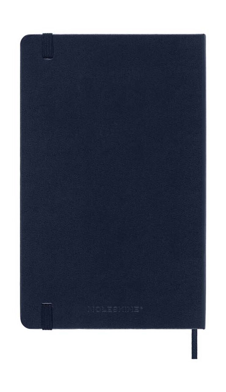 Agenda Moleskine 12m día/pág 2025 L azul marino