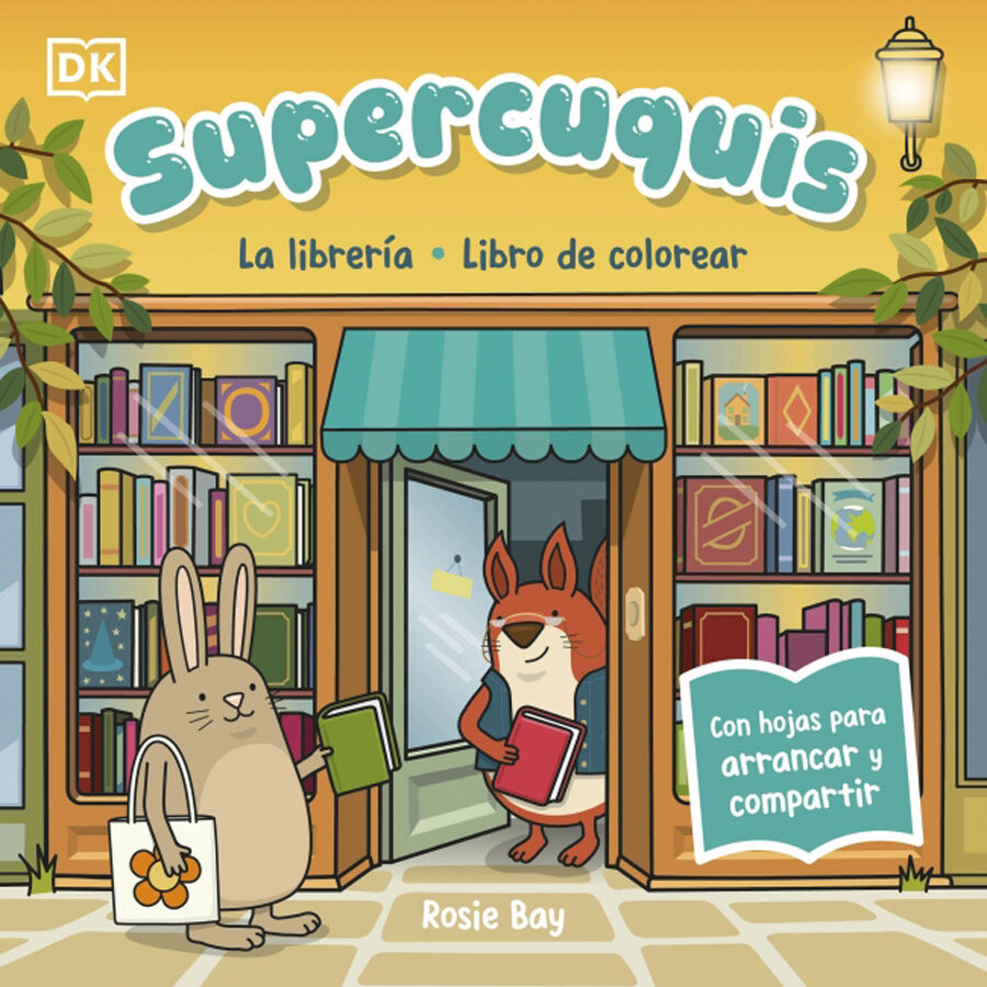 Supercuquis La librer&iacute;a: Libro de colorear