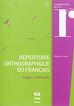 Répertoire Orthographique Français