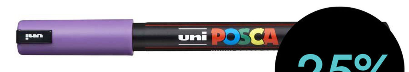 Rotulador Posca PC-1MR 0,7mm violeta