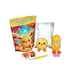 Kit de ganxet per a principiants My Woolease Pollet