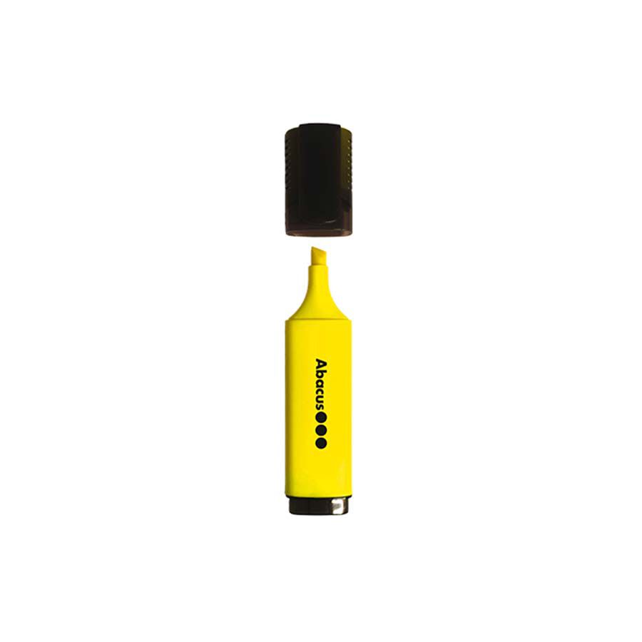 Marcador fluorescente Abacus amarillo