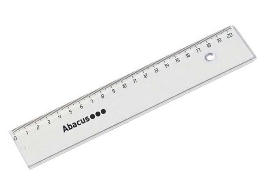 Regla escolar Abacus 20cm