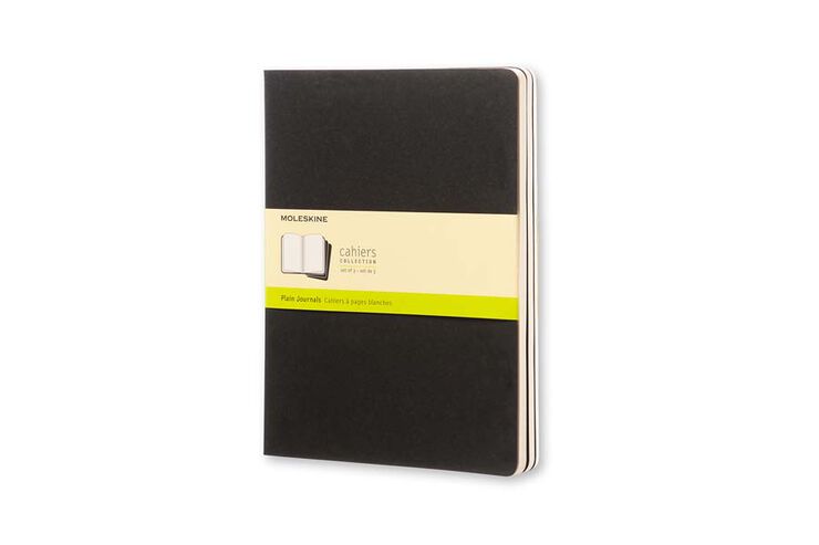 Pack 3 Libretas Moleskine XL Negro Liso