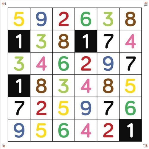 Tapete n&uacute;meros para Bee-Bot&reg; y Blue-Bot&reg;