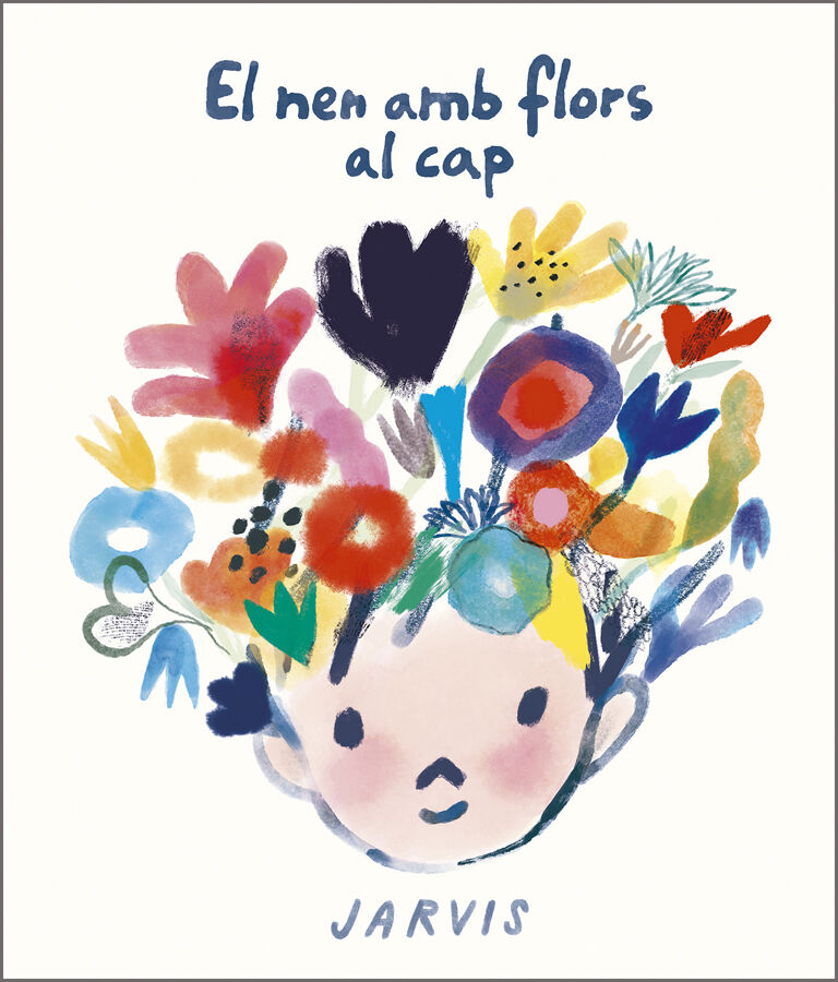 El nen amb flors al cap