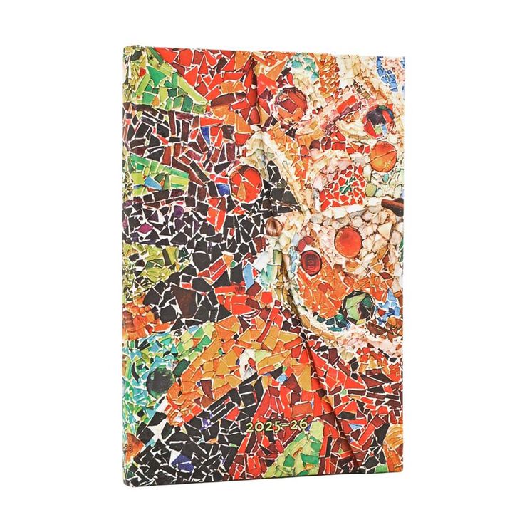 Agenda 18 meses Paperblanks Mini apaisada sem/vista 2025-26 Sol de Gaudí
