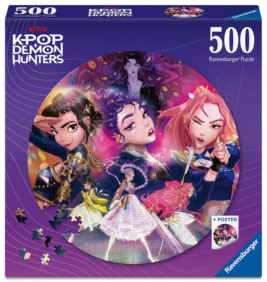 Puzle Redondo 500 piezas K-Pop Demon Hunters