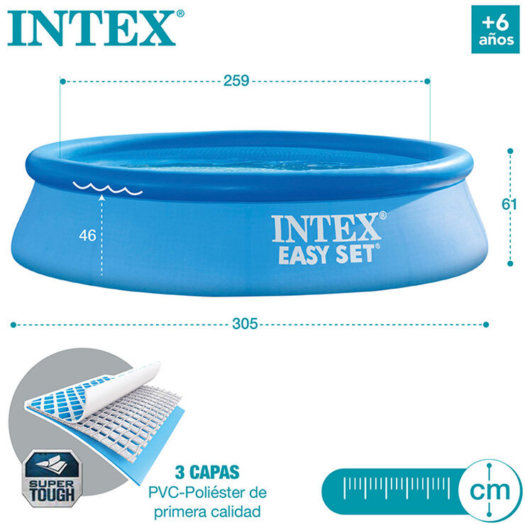 Piscina bebé Animalitos 3 Aros · Intex · El Corte Inglés