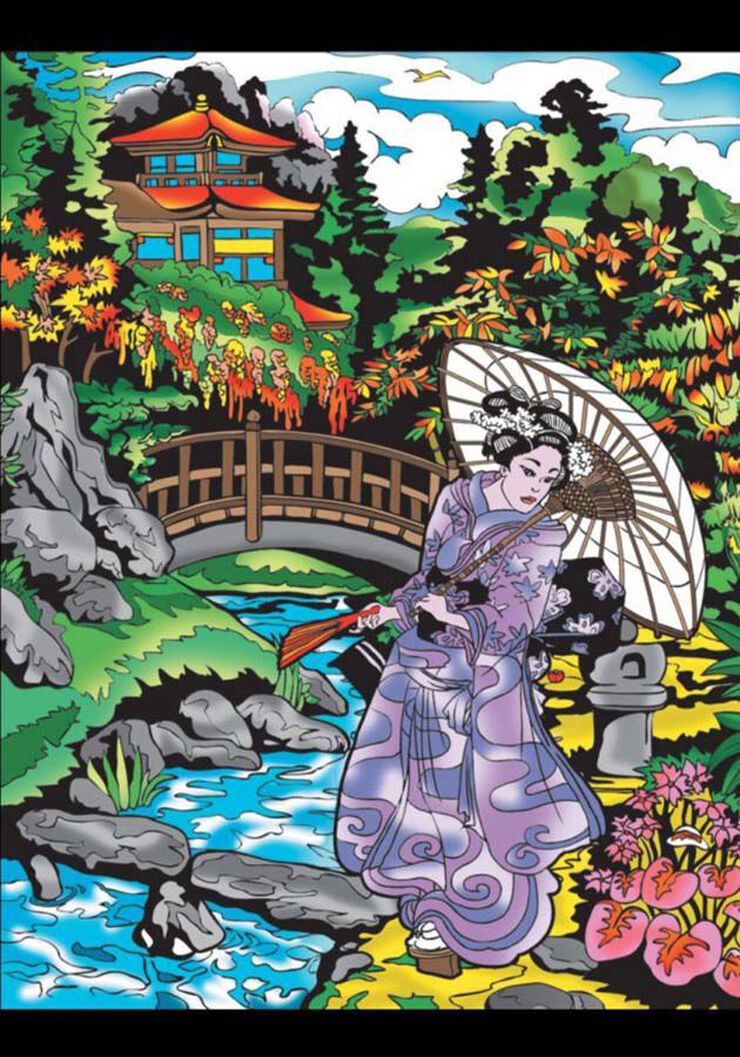 L&agrave;mina vellut Colorvelvet Geisha