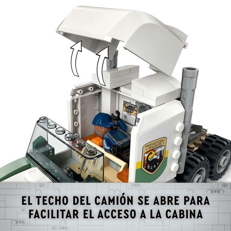 LEGO® Jurassic World Misions Dinosaure: Camió de Transport del Allosaurus 76966