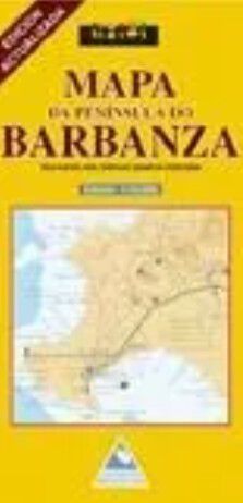 Mapa da pen&iacute;nsula do Barbanza