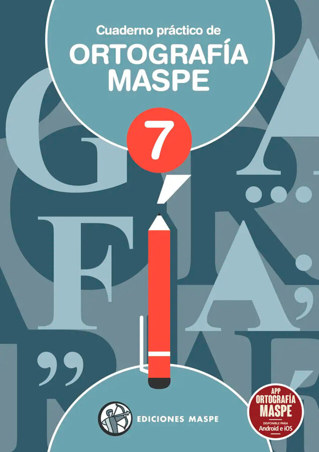 Cuaderno pr&aacute;ctico de ortograf&iacute;a maspe 7
