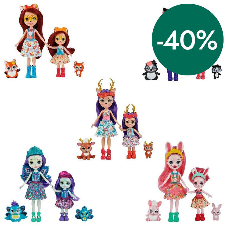 Enchantimals muñecas con hermana surtidas