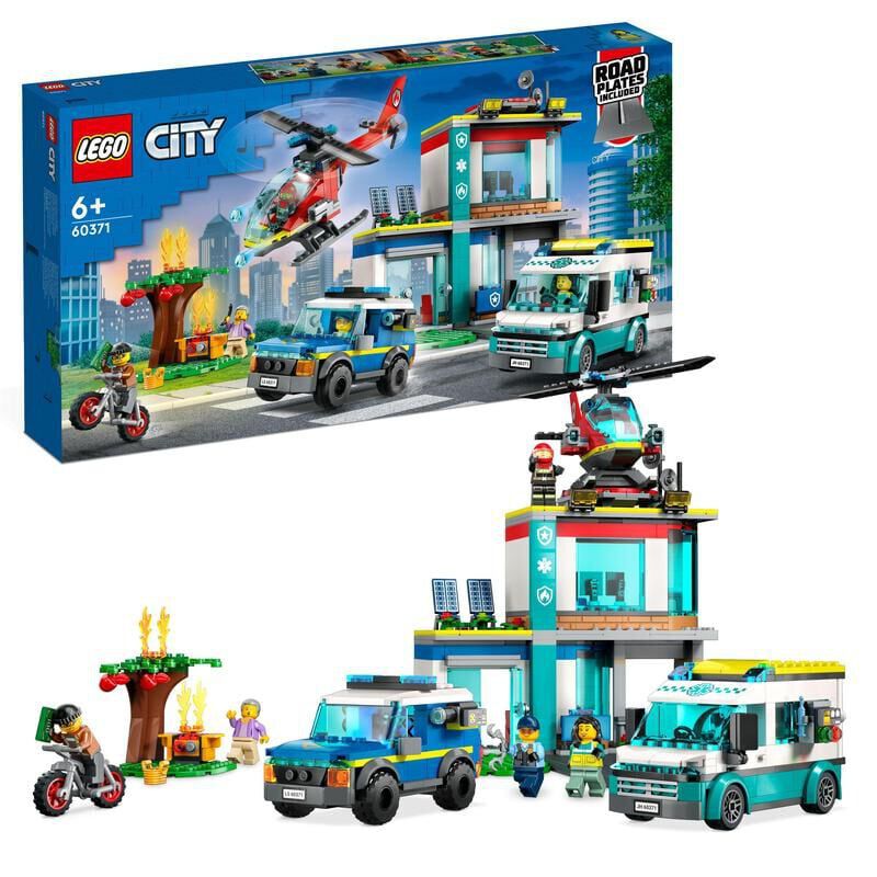 LEGO&reg; City Central de Veh&iacute;culos de Emergencia 60371