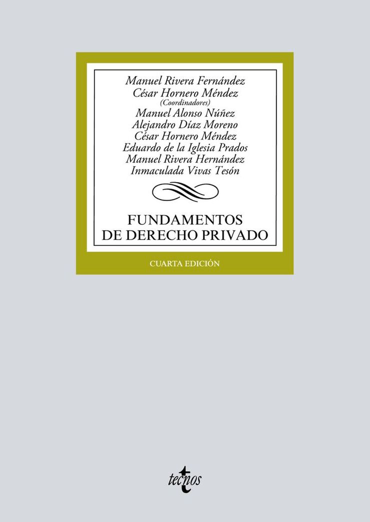 Fundamentos de Derecho Privado Fundamentos de Derecho Privado