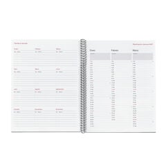 Agenda Miquelrius Espiral Pro Dia P&agrave;gina Multiling&uuml;e 2027 City Negre