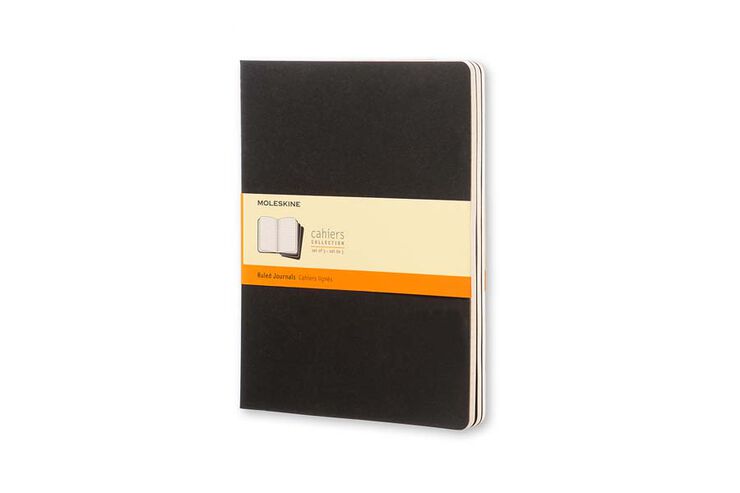 Pack 3 Libretas Moleskine P Negro Raya