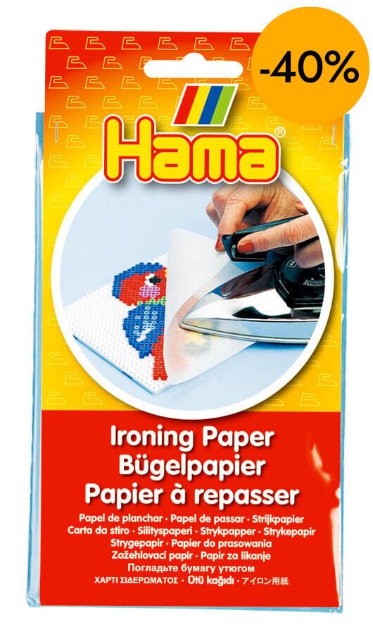 Paper de Llevat per planxar Hama 21x10cm 4 fulls