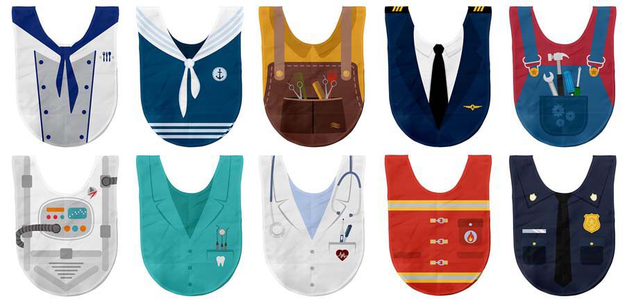 Disfraces de oficios 10 unidades