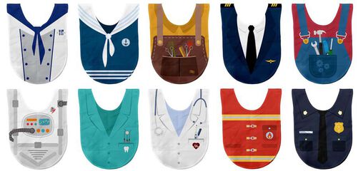 Disfraces de oficios 10 unidades