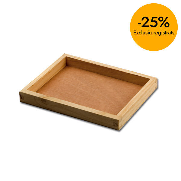 Bandeja de madera Faibo 190x140mm natural