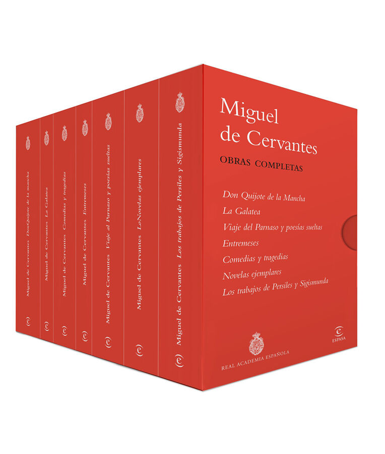 Estuche Obras completas Miguel de Cervantes