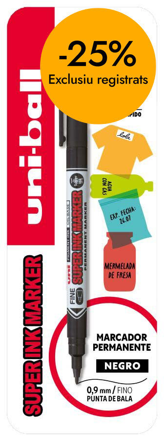 Marcador permanente Uni PNA-125 negro