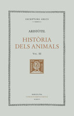 Història dels animals, vol. III i últim (llibres VIII-X)