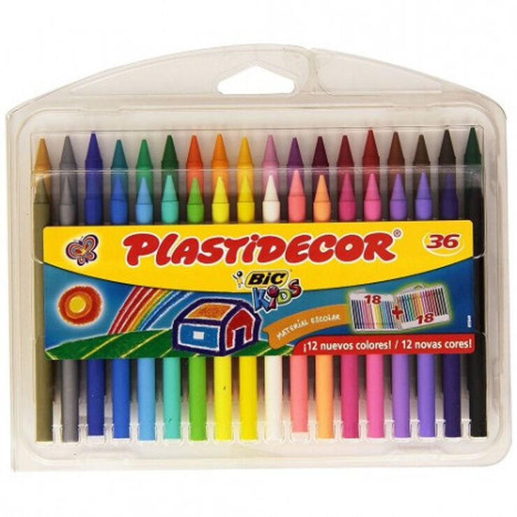 Ceres Plastidecor Bic Kids 36 colors