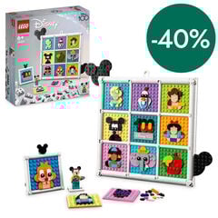 LEGO® Disney 100 Años de Iconos de la Animación Disney 43221