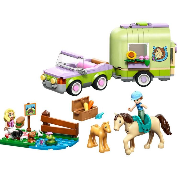 LEGO® LEGO Friends Remolc per a Cavall i Poltre 42695