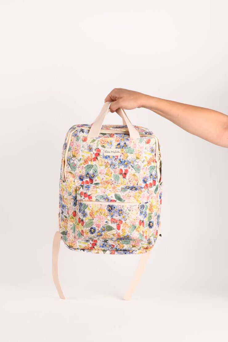 Motxilla Petite Mafalda Flors gran 27x38cm