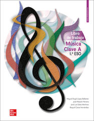 M&uacute;sica Clave a 1&ordm; ESO - Castellano. Libro de Trabajo.C.Valenciana