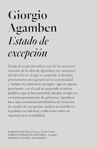 Estado de excepci&oacute;n