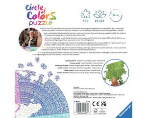 Puzle 500 peces Circle mandala