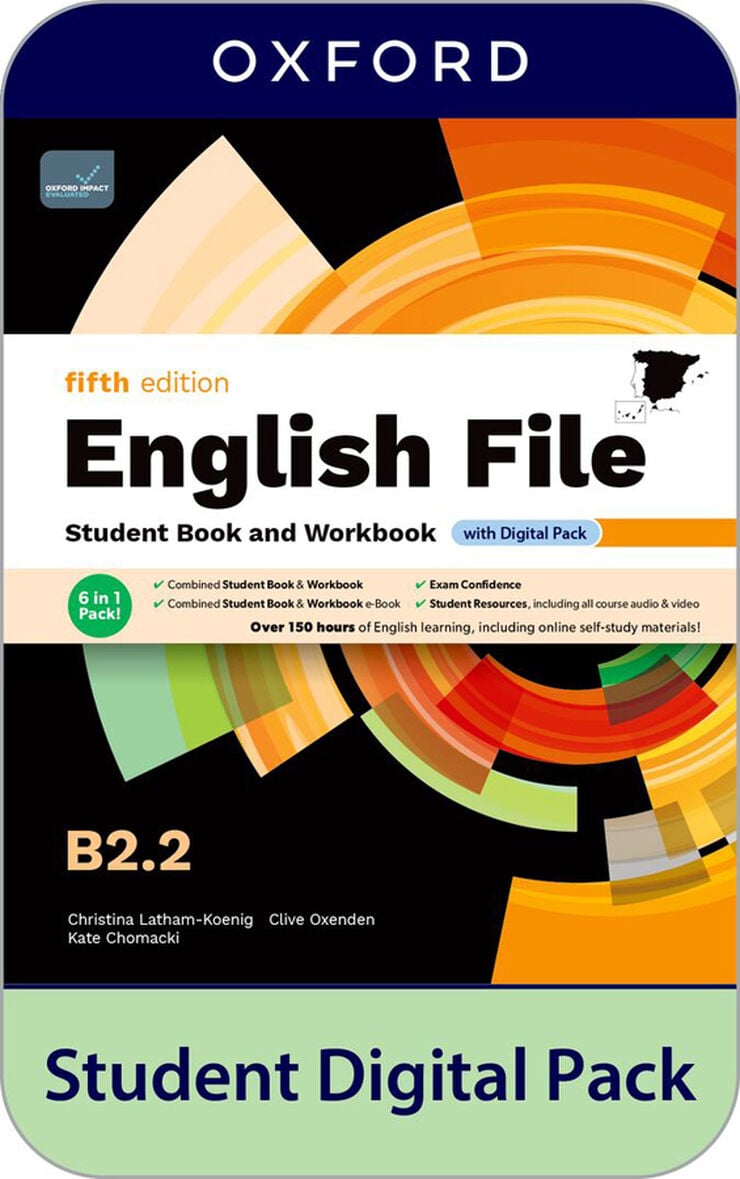 English File 5th Edition B2.2. Student's Book and Workbook and digital without Key Pack