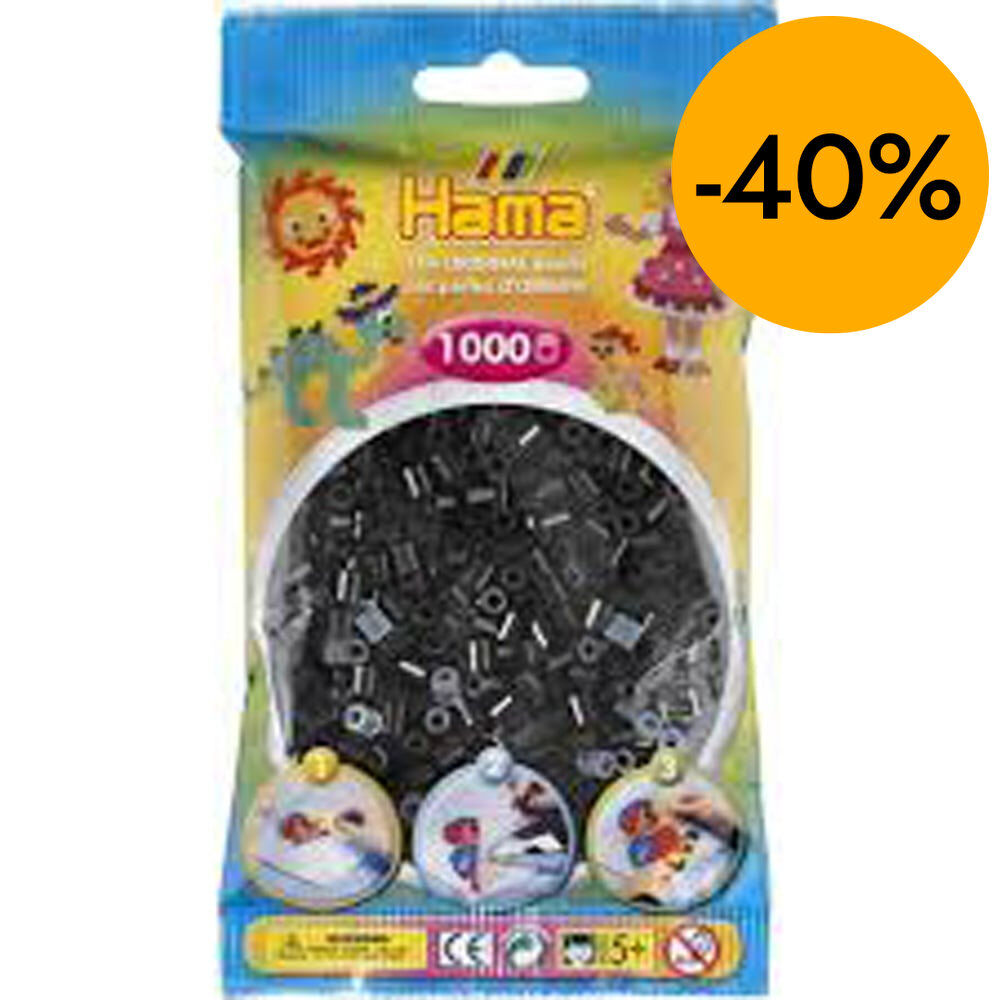 Cuentas negras 1000 unidades